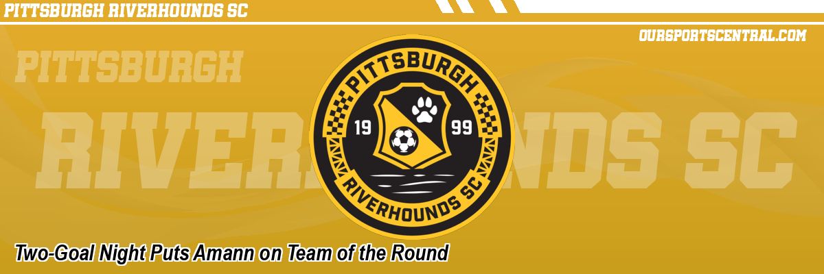 Two-Goal Night Puts Amann on Team of the Round