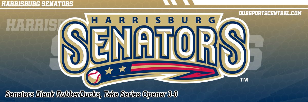 Senators Blank RubberDucks, Take Series Opener 3-0