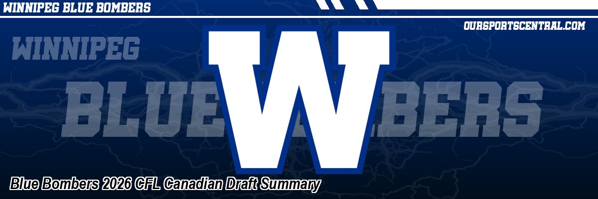 Blue Bombers 2026 CFL Canadian Draft Summary