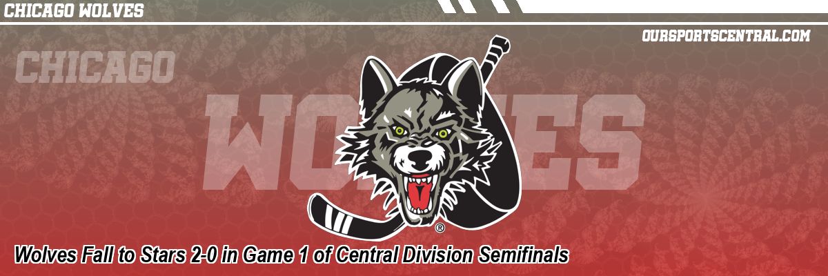 Wolves Fall to Stars 2-0 in Game 1 of Central Division Semifinals