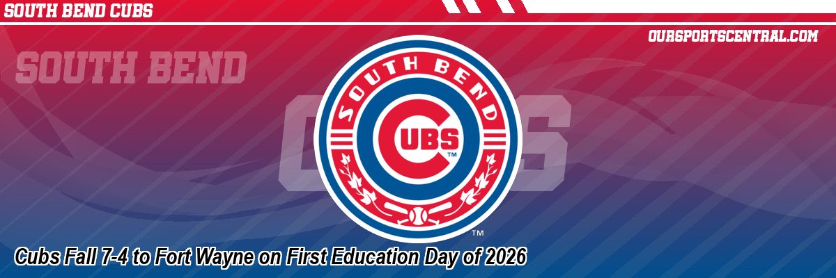 Cubs Fall 7-4 to Fort Wayne on First Education Day of 2026