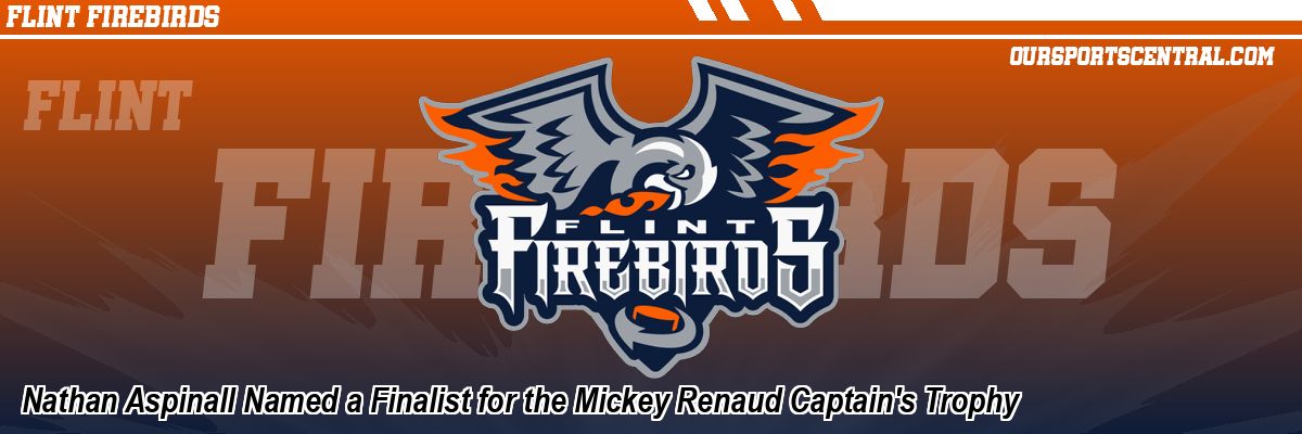 Nathan Aspinall Named a Finalist for the Mickey Renaud Captain's Trophy