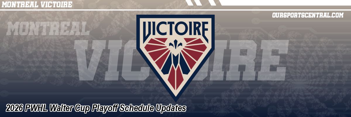 2026 PWHL Walter Cup Playoff Schedule Updates