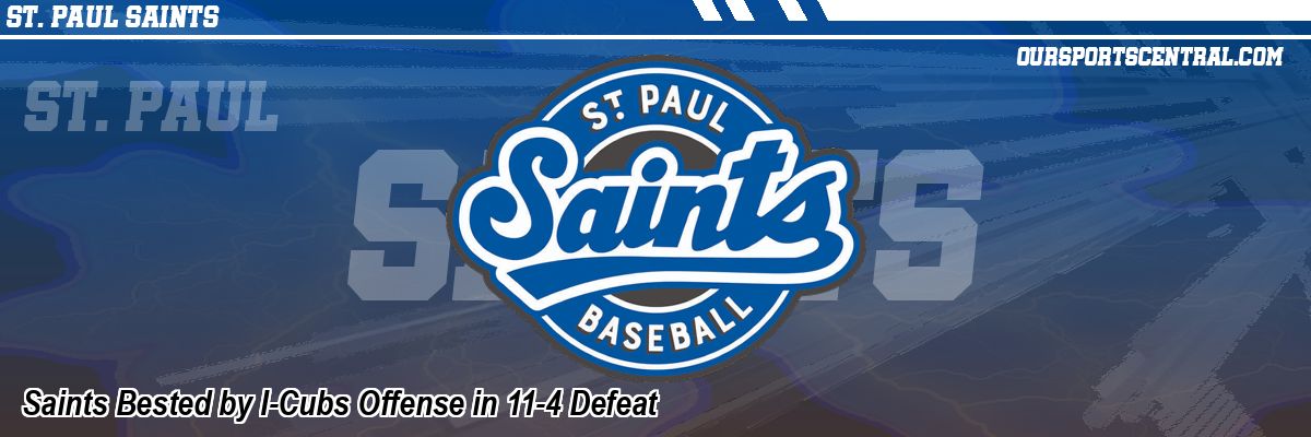 Saints Bested by I-Cubs Offense in 11-4 Defeat