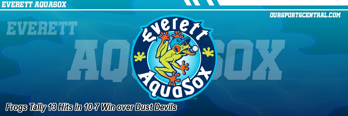 Frogs Tally 13 Hits in 10-7 Win over Dust Devils