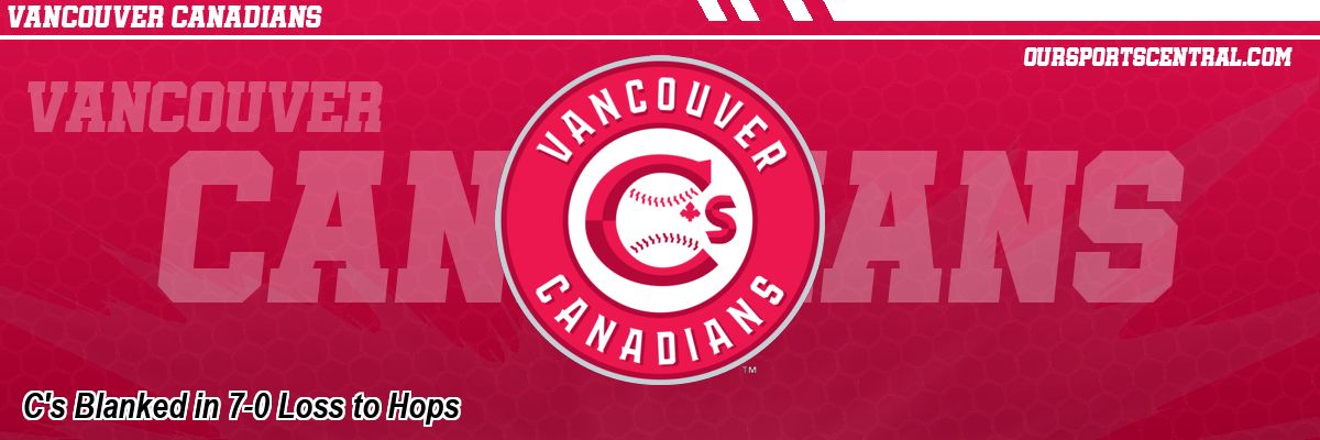 C's Blanked in 7-0 Loss to Hops
