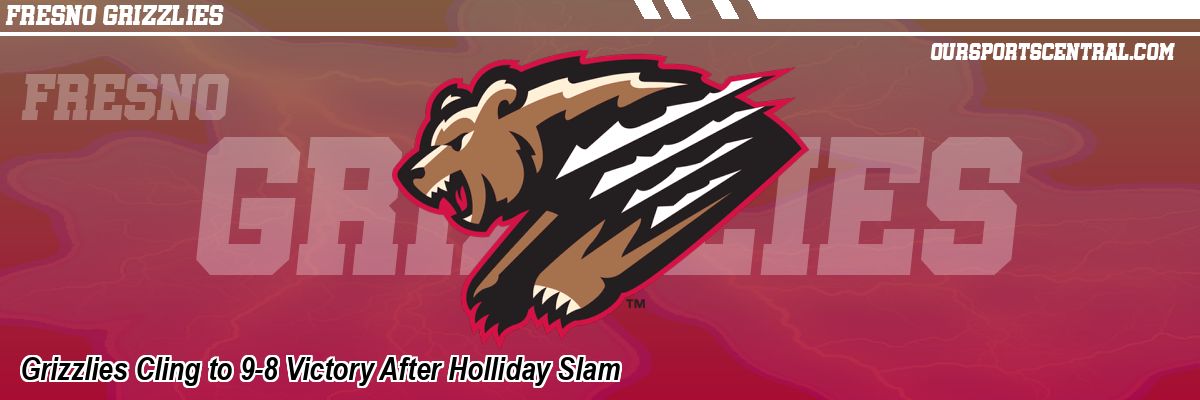 Grizzlies Cling to 9-8 Victory After Holliday Slam