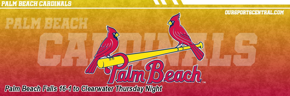 Palm Beach Falls 16-1 to Clearwater Thursday Night