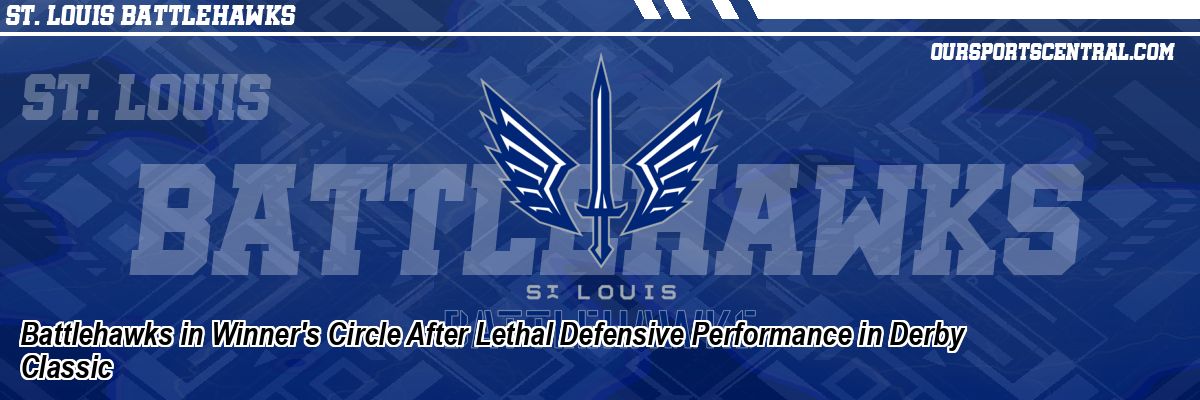 Battlehawks in Winner's Circle After Lethal Defensive Performance in Derby Classic