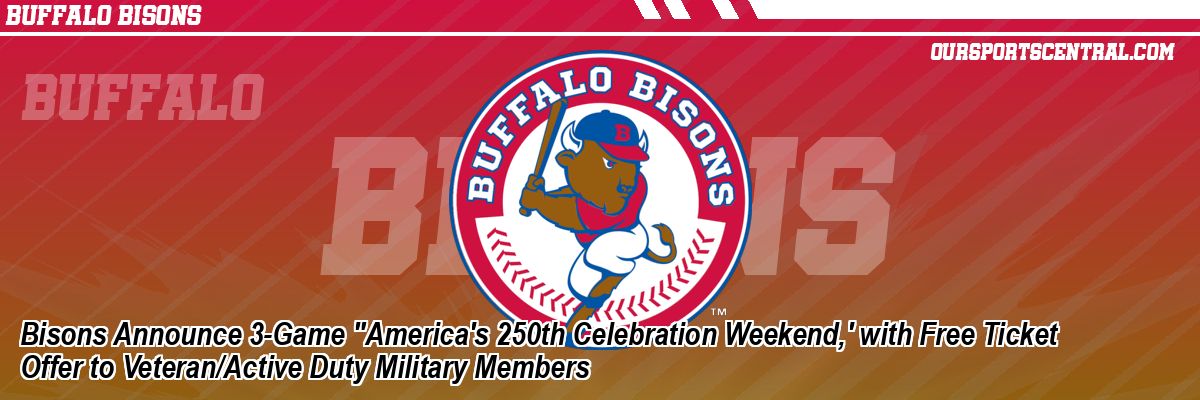 Bisons Announce 3-Game