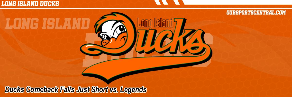 Ducks Comeback Falls Just Short vs. Legends