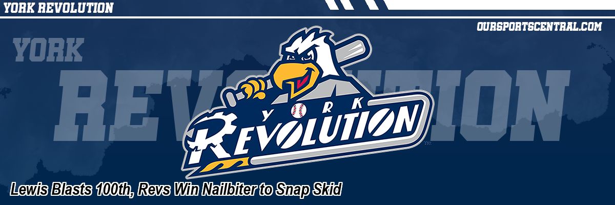 Lewis Blasts 100th, Revs Win Nailbiter to Snap Skid