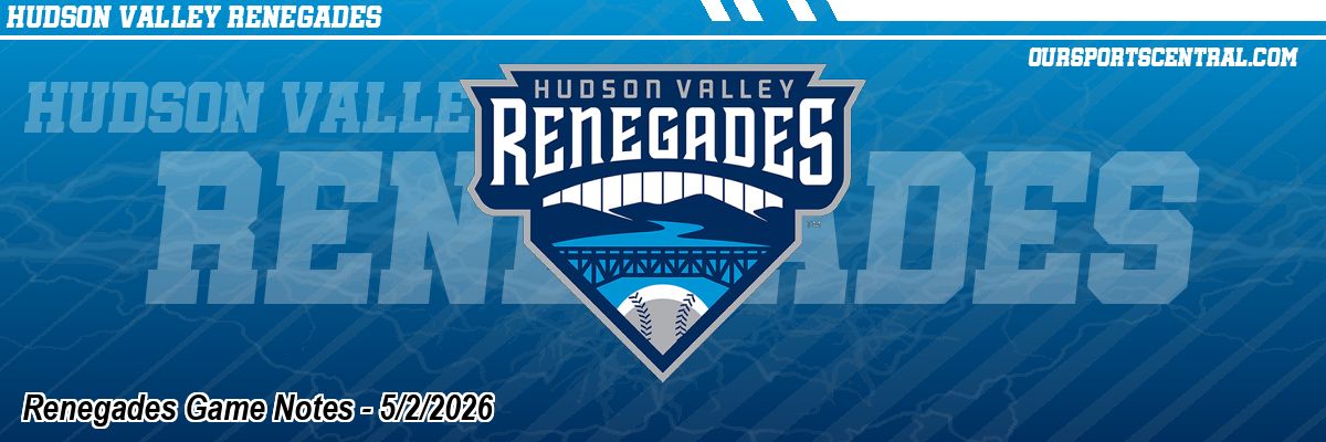 Renegades Game Notes - 5/2/2026