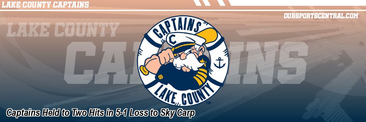 Captains Held to Two Hits in 5-1 Loss to Sky Carp
