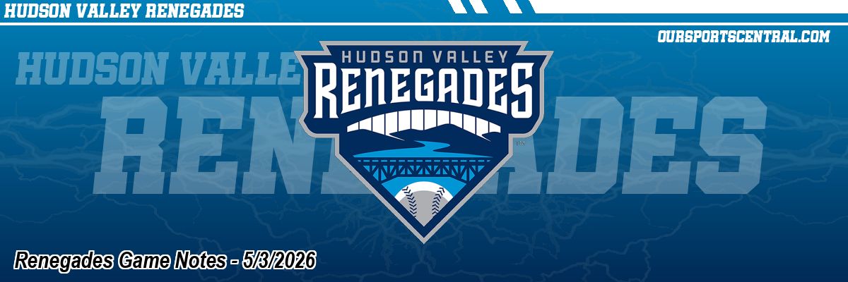 Renegades Game Notes - 5/3/2026