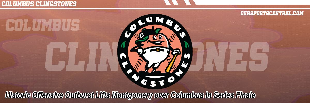 Historic Offensive Outburst Lifts Montgomery over Columbus in Series Finale