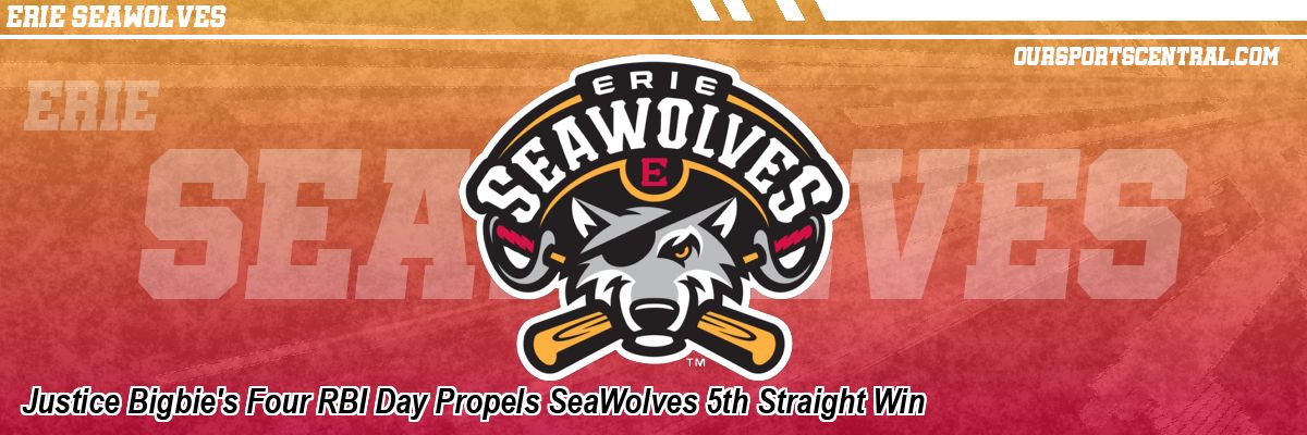 Justice Bigbie's Four RBI Day Propels SeaWolves 5th Straight Win