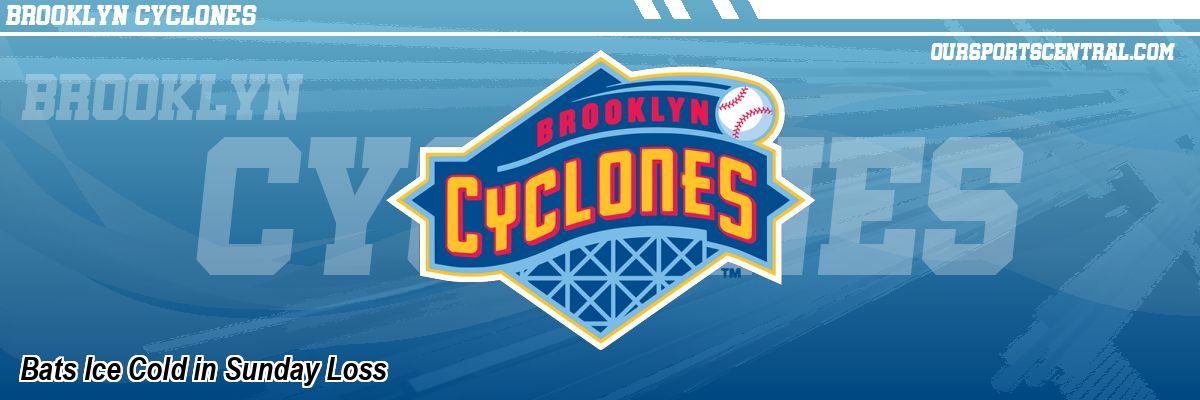 Bats Ice Cold in Sunday Loss