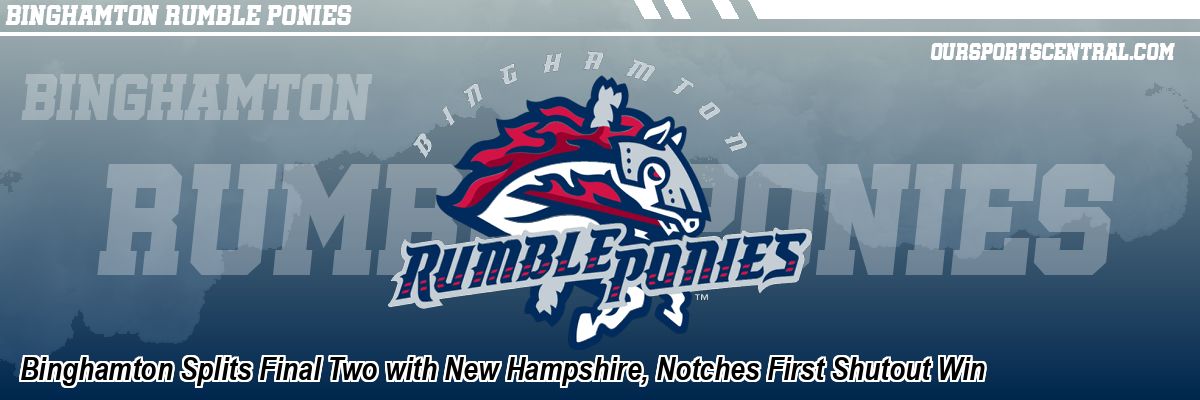 Binghamton Splits Final Two with New Hampshire, Notches First Shutout Win