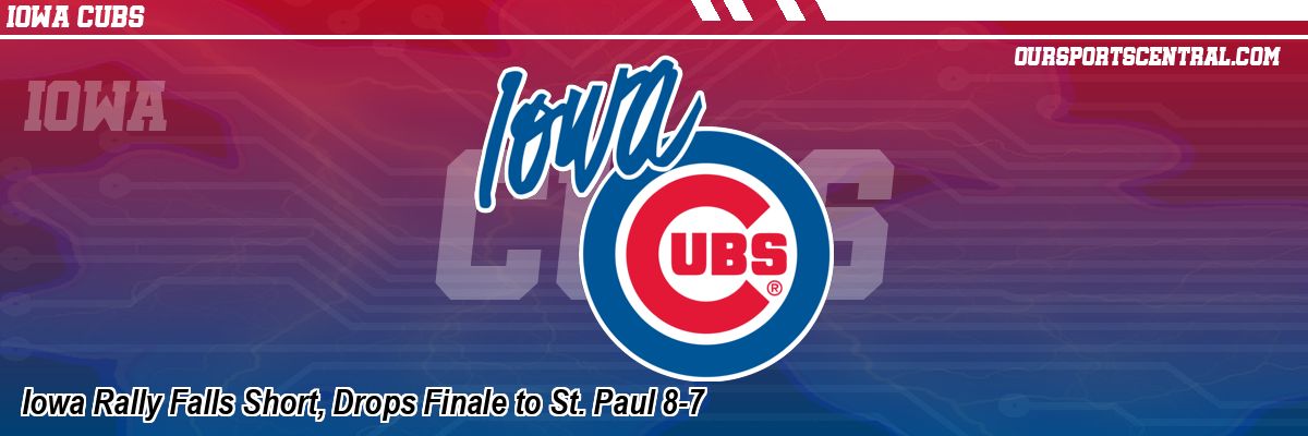 Iowa Rally Falls Short, Drops Finale to St. Paul 8-7