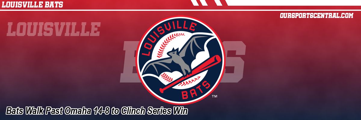 Bats Walk Past Omaha 14-8 to Clinch Series Win