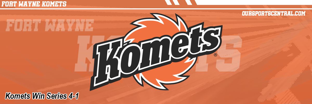 Komets Win Series 4-1