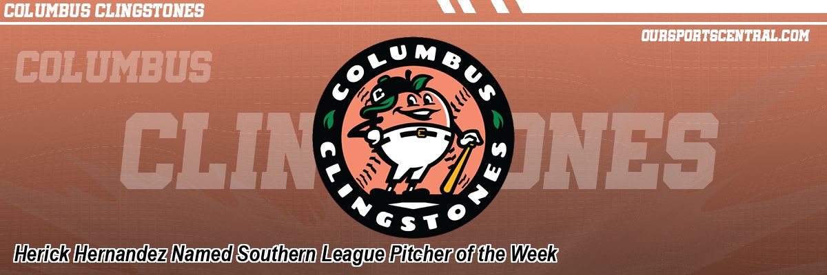 Herick Hernandez Named Southern League Pitcher of the Week