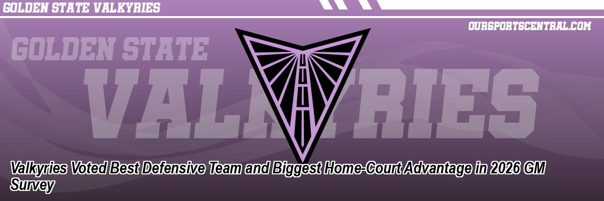 Valkyries Voted Best Defensive Team and Biggest Home-Court Advantage in 2026 GM Survey