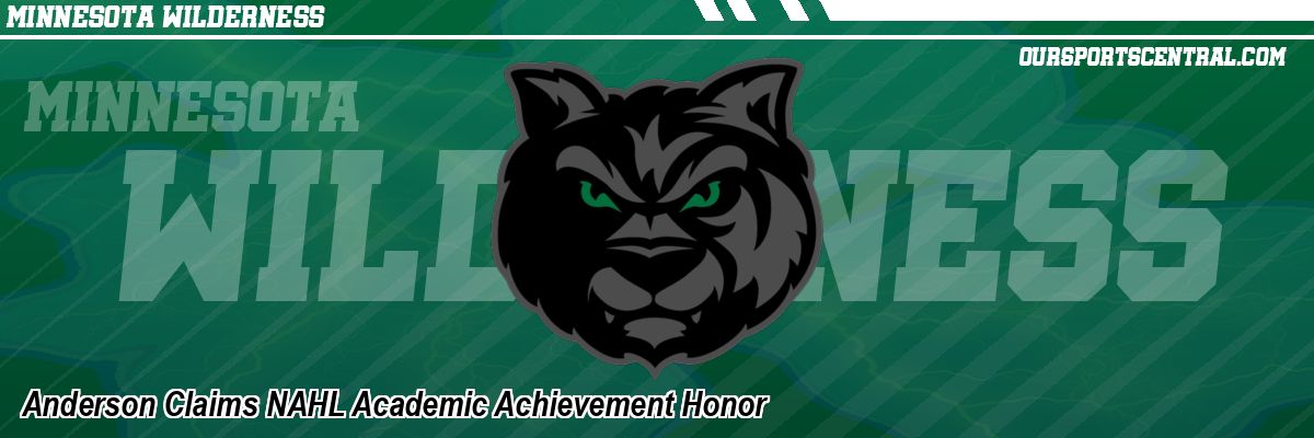 Anderson Claims NAHL Academic Achievement Honor
