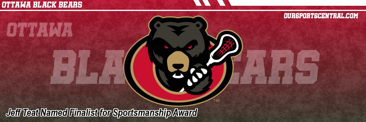Jeff Teat Named Finalist for Sportsmanship Award
