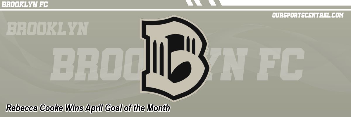 Rebecca Cooke Wins April Goal of the Month