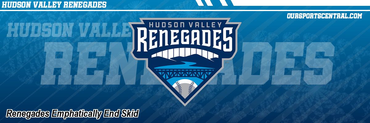 Renegades Emphatically End Skid