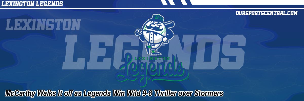 McCarthy Walks It off as Legends Win Wild 9-8 Thriller over Stormers