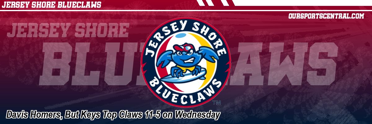 Davis Homers, But Keys Top Claws 11-5 on Wednesday