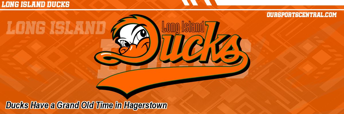 Ducks Have a Grand Old Time in Hagerstown
