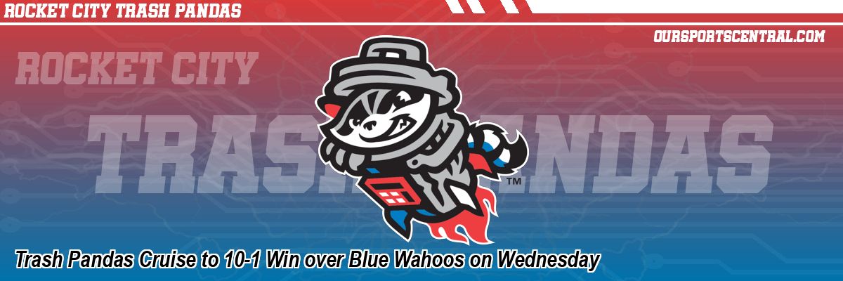 Trash Pandas Cruise to 10-1 Win over Blue Wahoos on Wednesday