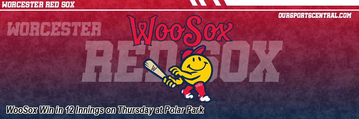 WooSox Win in 12 Innings on Thursday at Polar Park