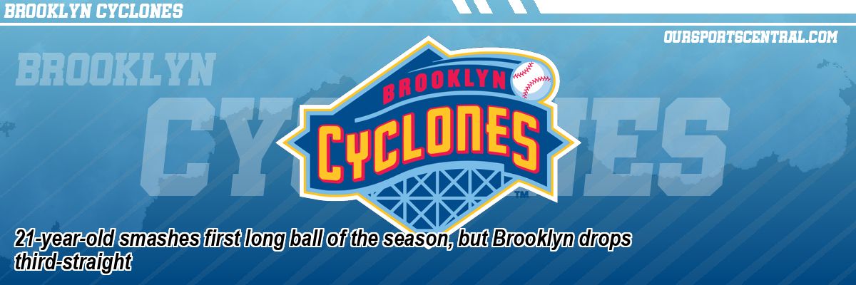 21-year-old smashes first long ball of the season, but Brooklyn drops third-straight