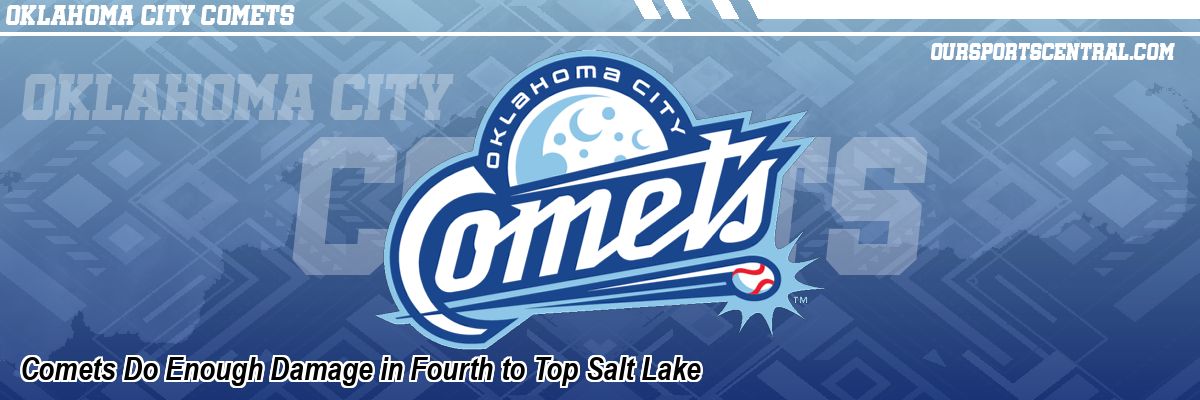 Comets Do Enough Damage in Fourth to Top Salt Lake