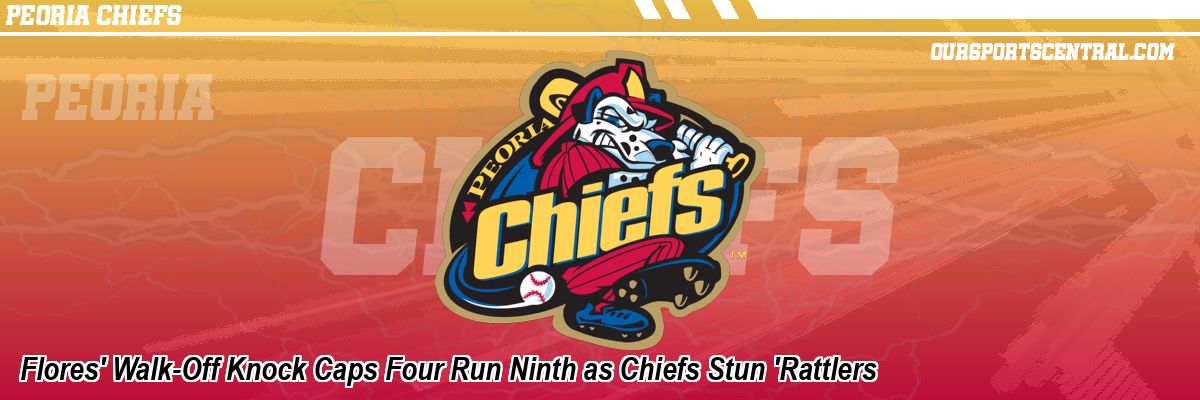 Flores' Walk-Off Knock Caps Four Run Ninth as Chiefs Stun 'Rattlers