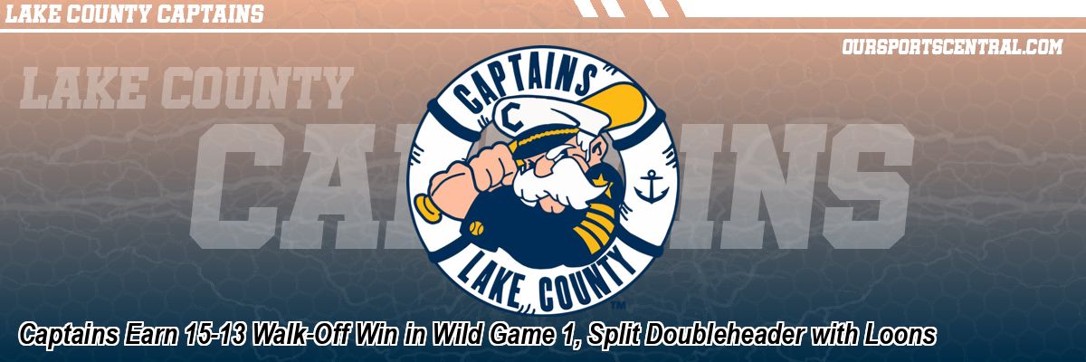 Captains Earn 15-13 Walk-Off Win in Wild Game 1, Split Doubleheader with Loons