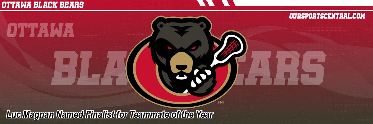 Luc Magnan Named Finalist for Teammate of the Year