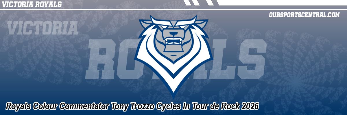 Royals Colour Commentator Tony Trozzo Cycles in Tour de Rock 2026