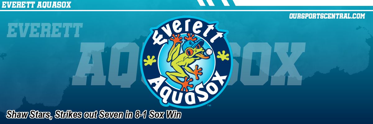 Shaw Stars, Strikes out Seven in 8-1 Sox Win