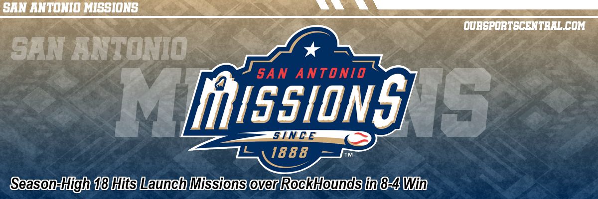 Season-High 18 Hits Launch Missions over RockHounds in 8-4 Win