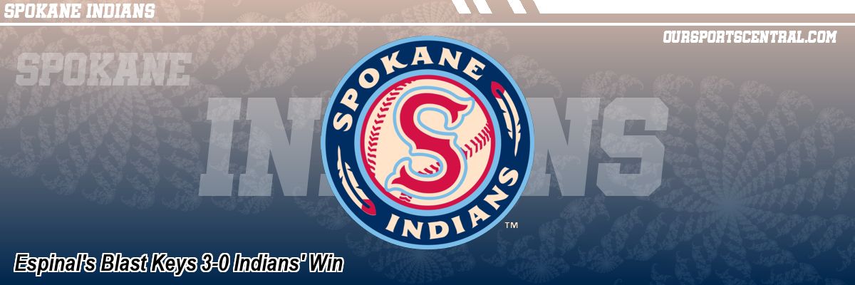 Espinal's Blast Keys 3-0 Indians' Win