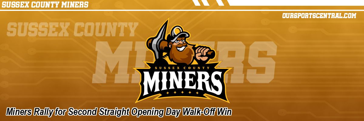 Miners Rally for Second Straight Opening Day Walk-Off Win