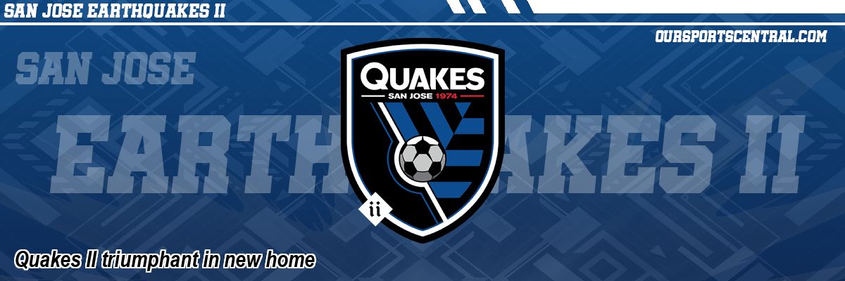 Quakes II triumphant in new home