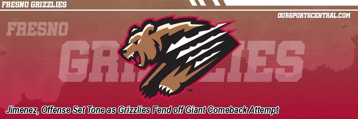 Jimenez, Offense Set Tone as Grizzlies Fend off Giant Comeback Attempt