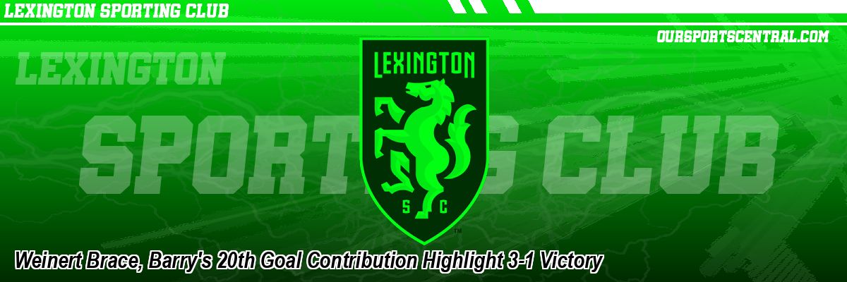 Weinert Brace, Barry's 20th Goal Contribution Highlight 3-1 Victory